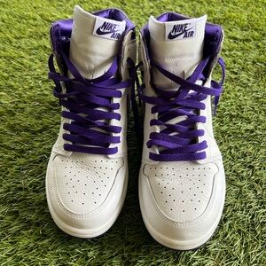 Nike Women's Sneakers - White and Purple